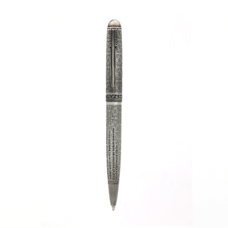 099 Luxury Logo de haute qualité Conception personnalisée Conception argentée antique stylo à bille en argent